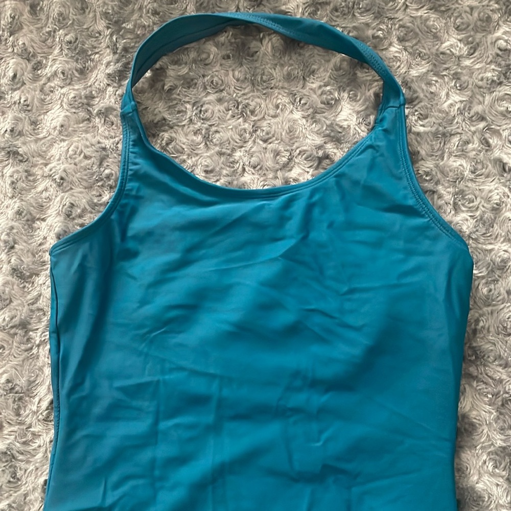 Theatricals teal leotard bodysuit M